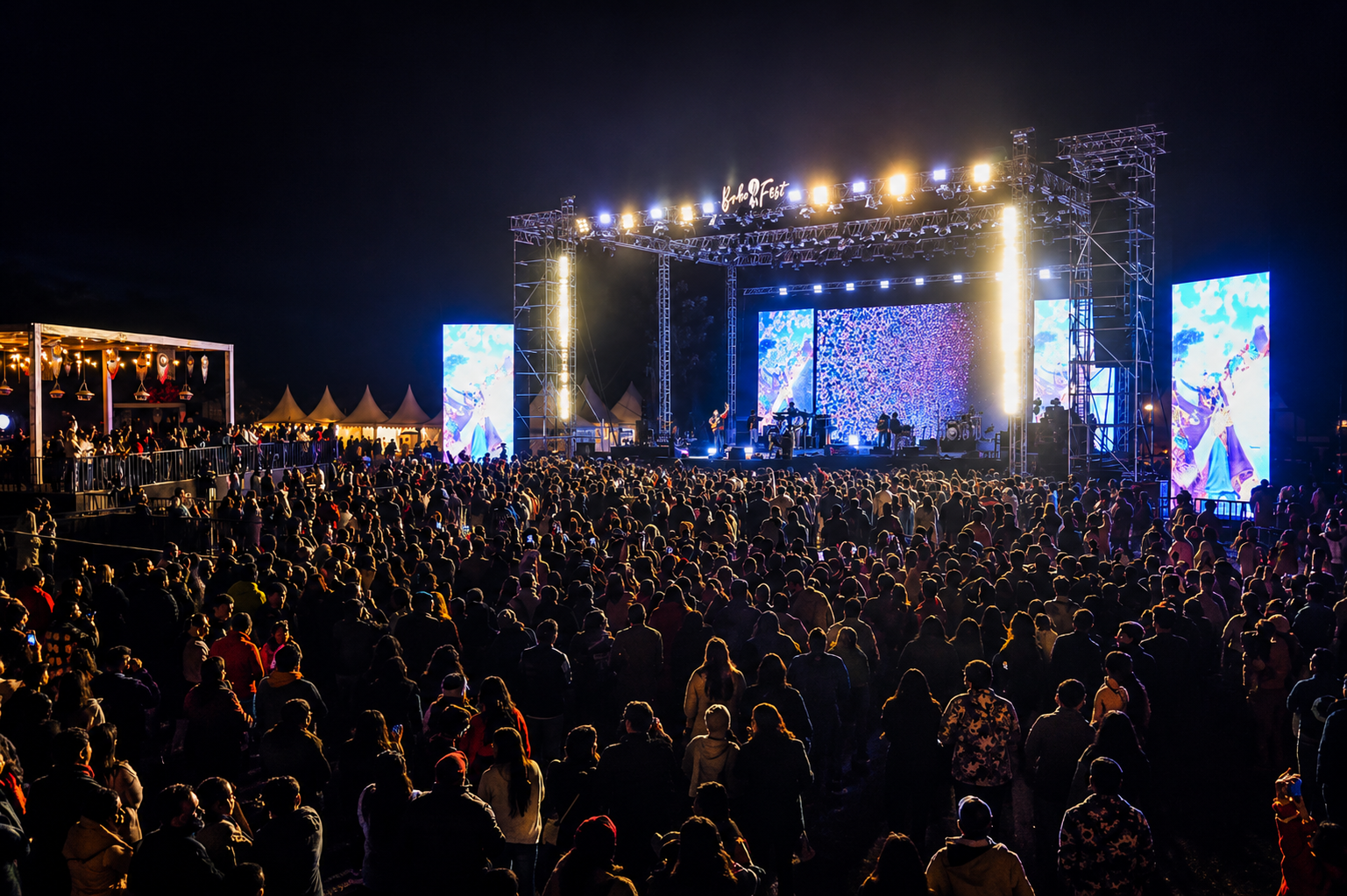 Boho Fest Crowd Atmosphere